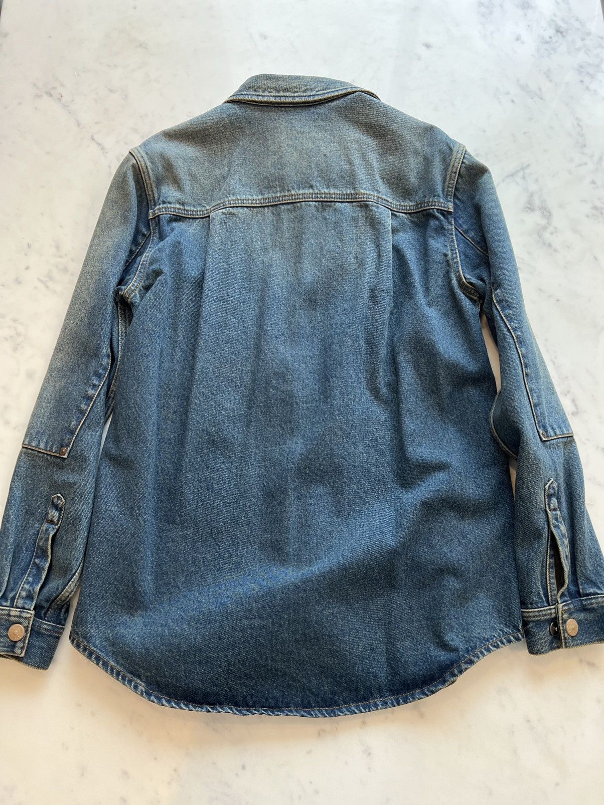 Burberry Burberry Denim Oversized Overshirt long sleeve shirt Size US XS / EU 42 / 0 - 2 Thumbnail