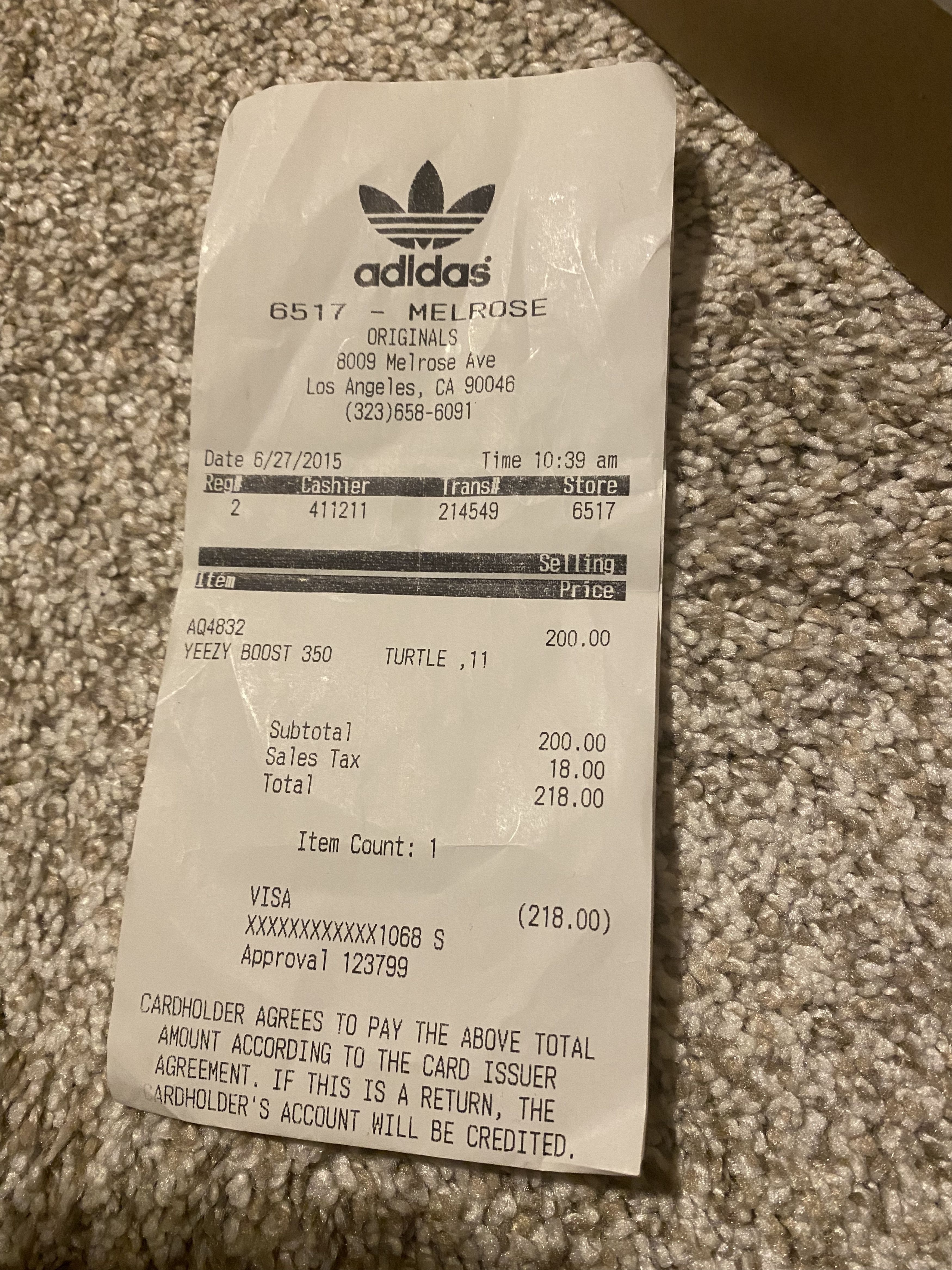 Adidas Yeezy Boost 350 Size US 11 / EU 44 - 3 Thumbnail