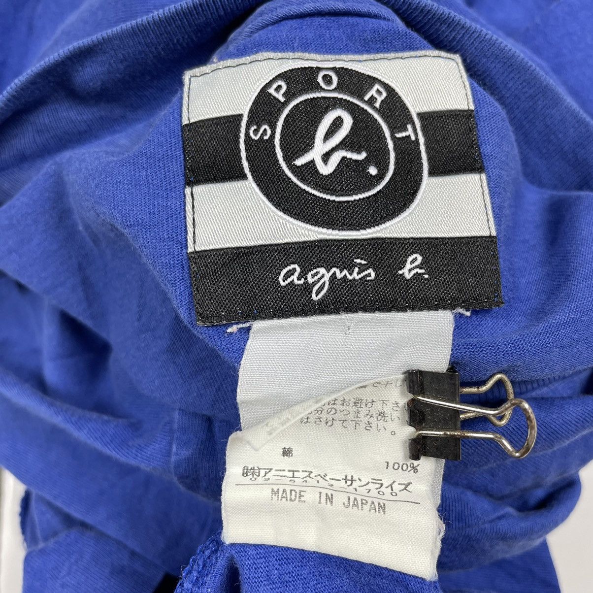 agnes b. Vintage Y2K Agnes B Sports Blue Size US M / EU 48-50 / 2 - 4 Thumbnail