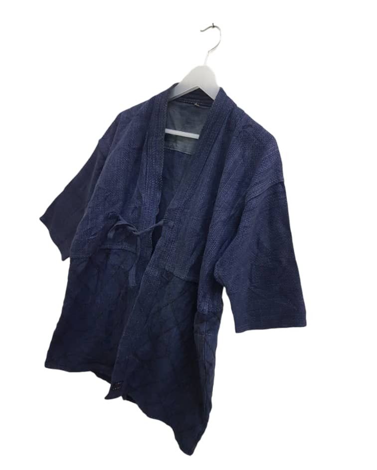Japanese Brand Vintage Japanese Traditional Kimono Dark Indigo Size US M / EU 48-50 / 2 - 3 Thumbnail