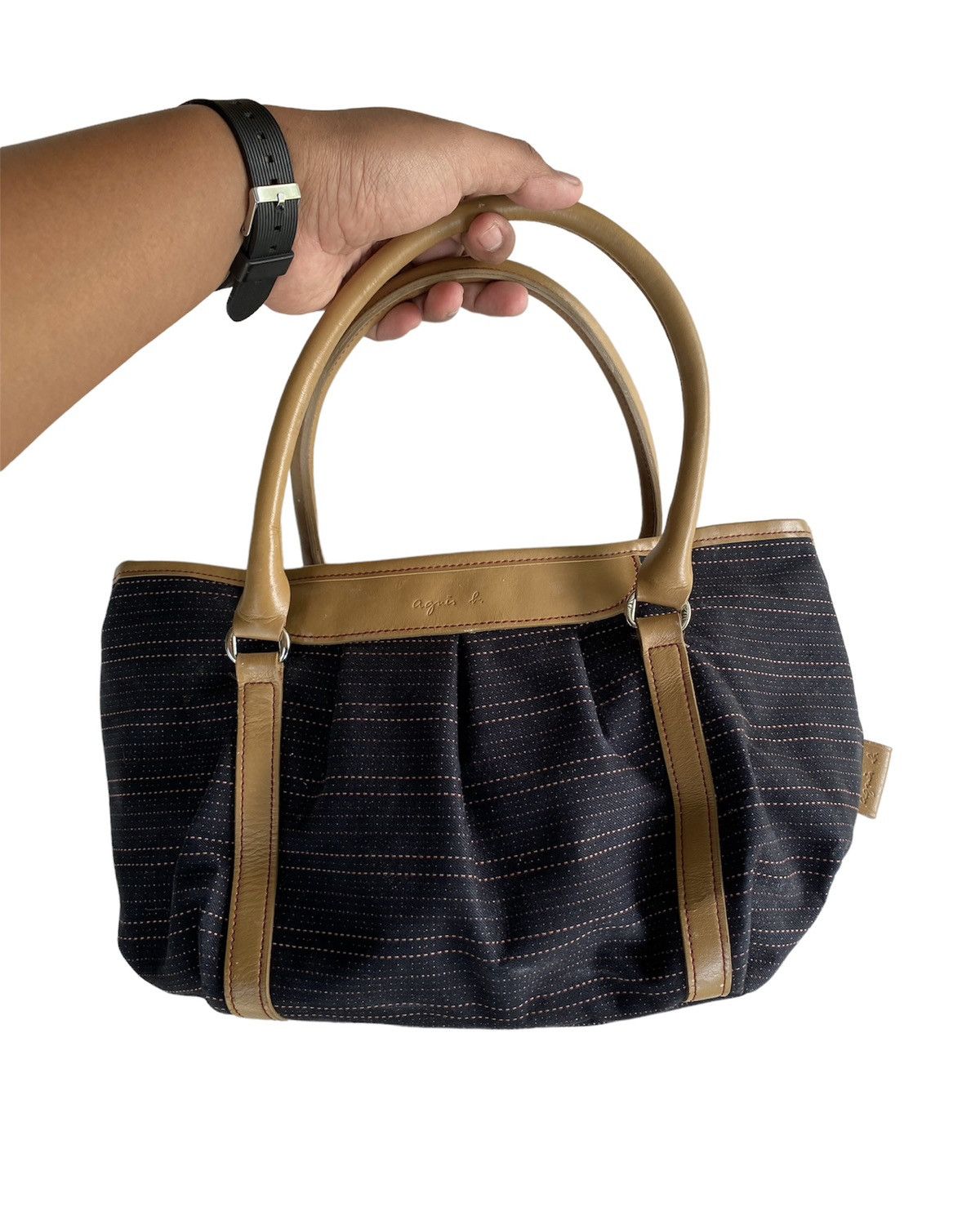 Vintage Agnes B. Handbag Boro Style Handbag