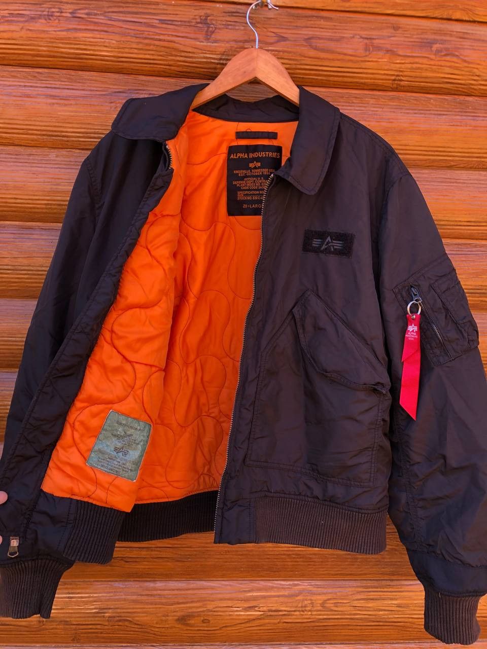 Alpha Industries × Vintage VINTAGE ALPHA INDUSTRIES BOMBER JACKET Size US XXL / EU 58 / 5 - 4 Thumbnail