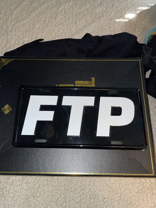 Fuck The Population FTP CAR LICENSE PLATE | Grailed