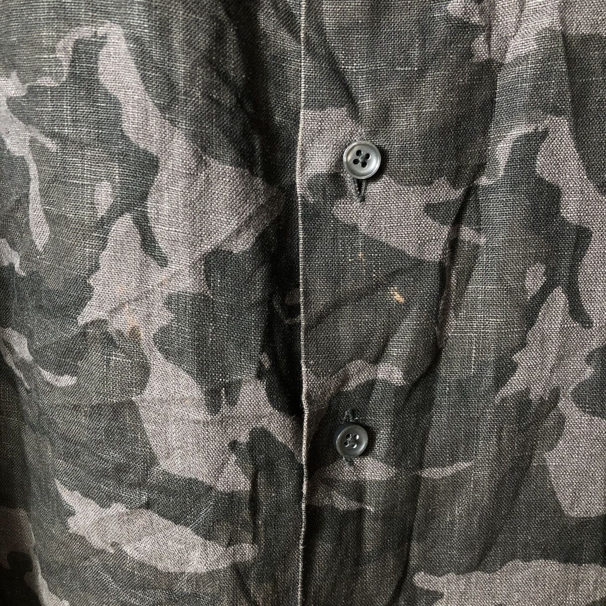 NANO universe × junhashimoto Rare! Junhashimoto x Nano Universe Camo Linen Shirt Size US M / EU 48-50 / 2 - 6 Thumbnail