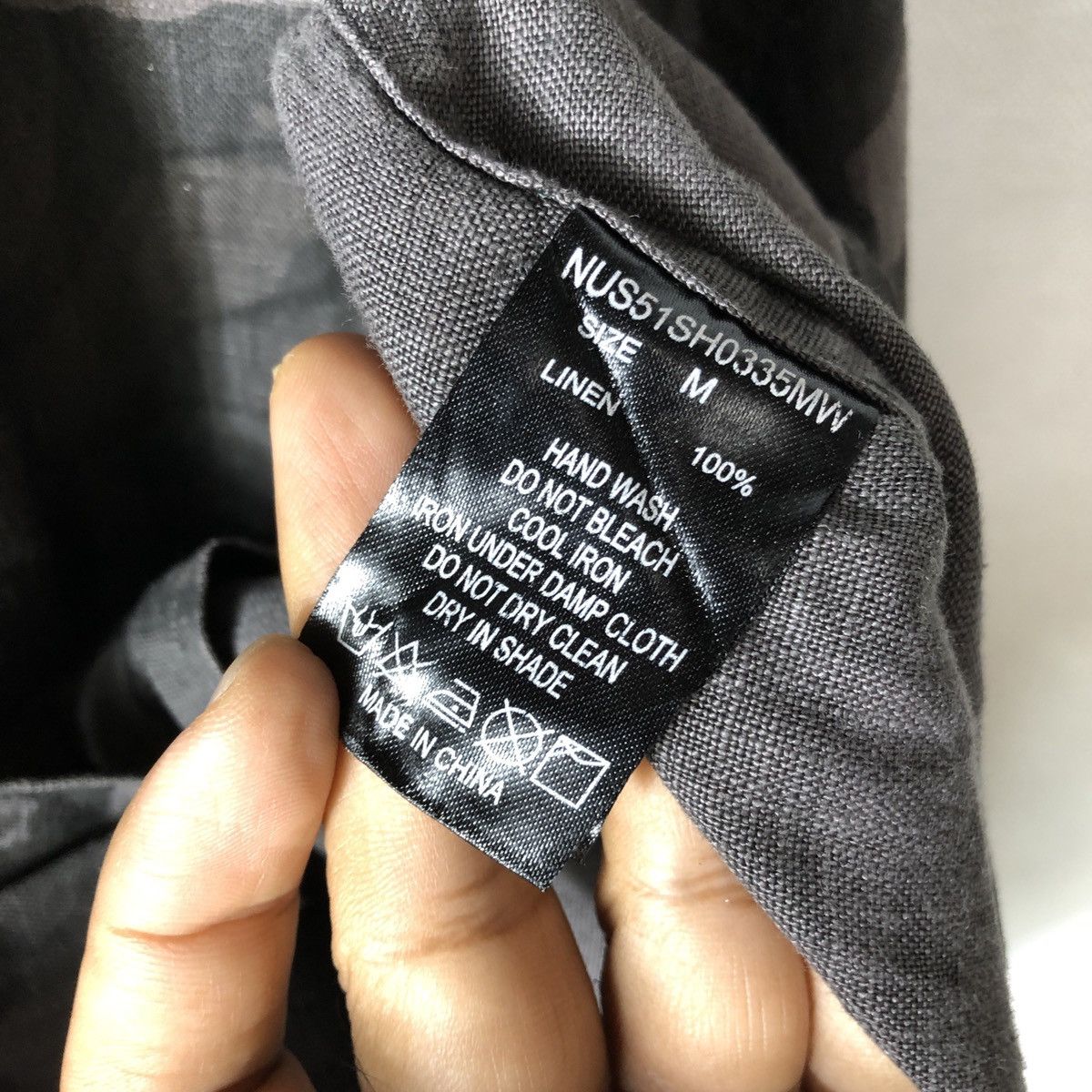 NANO universe × junhashimoto Rare! Junhashimoto x Nano Universe Camo Linen Shirt Size US M / EU 48-50 / 2 - 8 Thumbnail