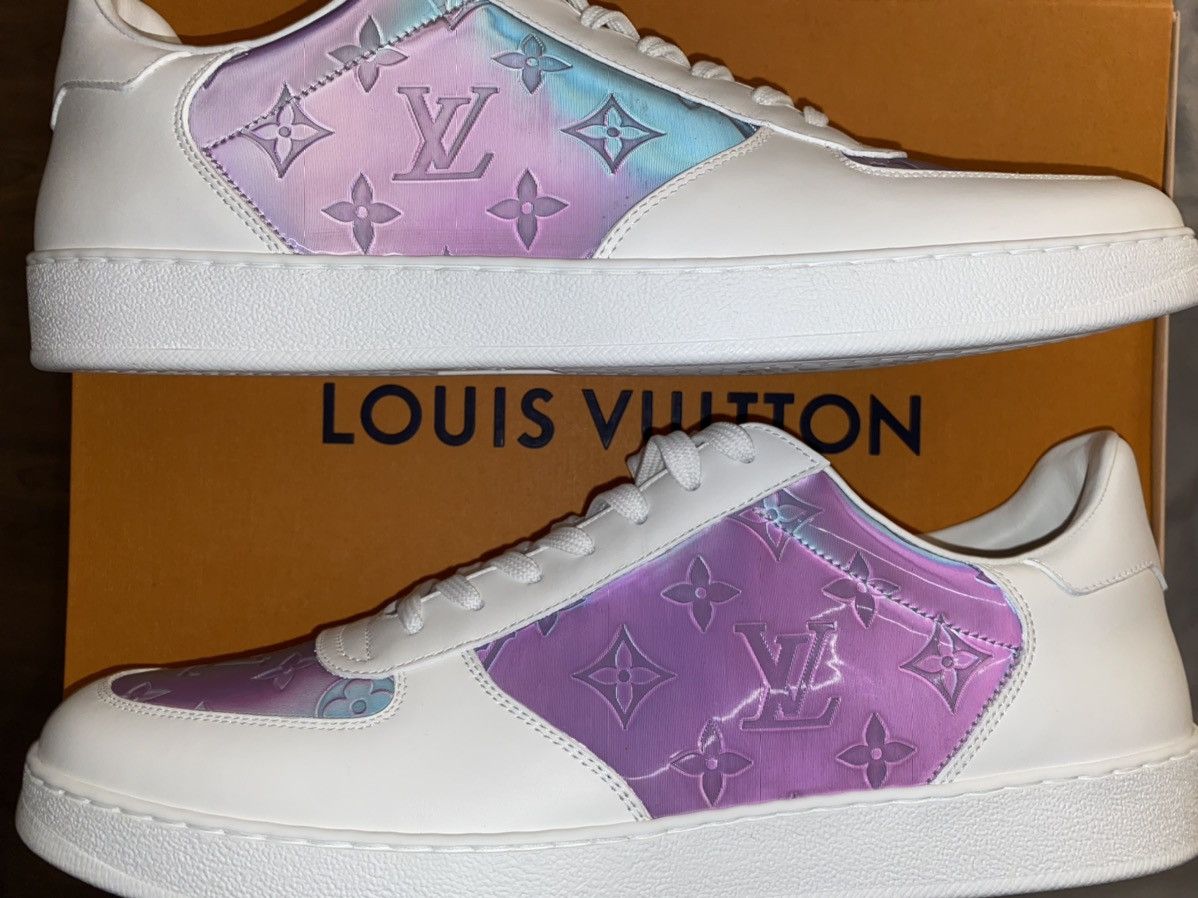 Louis Vuitton High Top Trainers Iridescent Luxembourg Rivoli 8 UK RARE