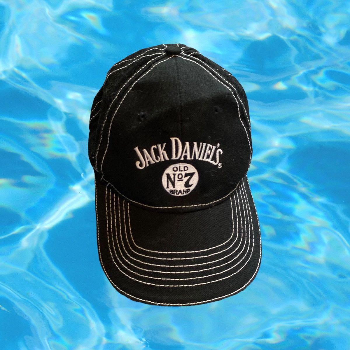Casquette Snapback Vintage Jack Daniels Années 90 – Style Rétro Whisky Downhome Punch