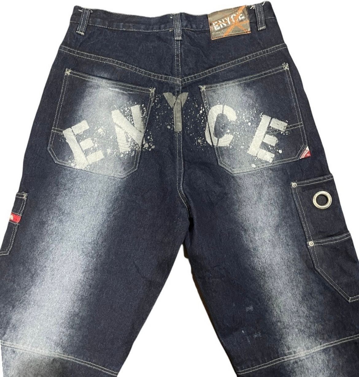 Enyce Enyce Painter Baggy Stonewash Hip Hop Rappers Baggy Denim Size US 34 / EU 50 - 14 Thumbnail