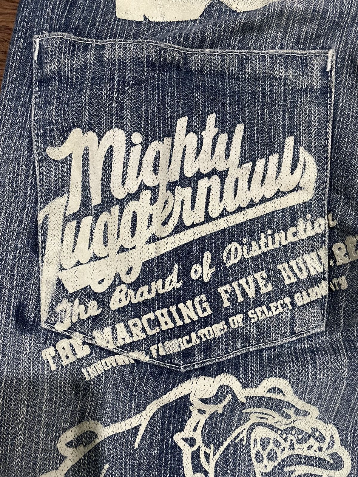 Enyce Vintage 90s Enyce Marching 500 Hip Hop Denim Jeans Size US 32 / EU 48 - 13 Thumbnail