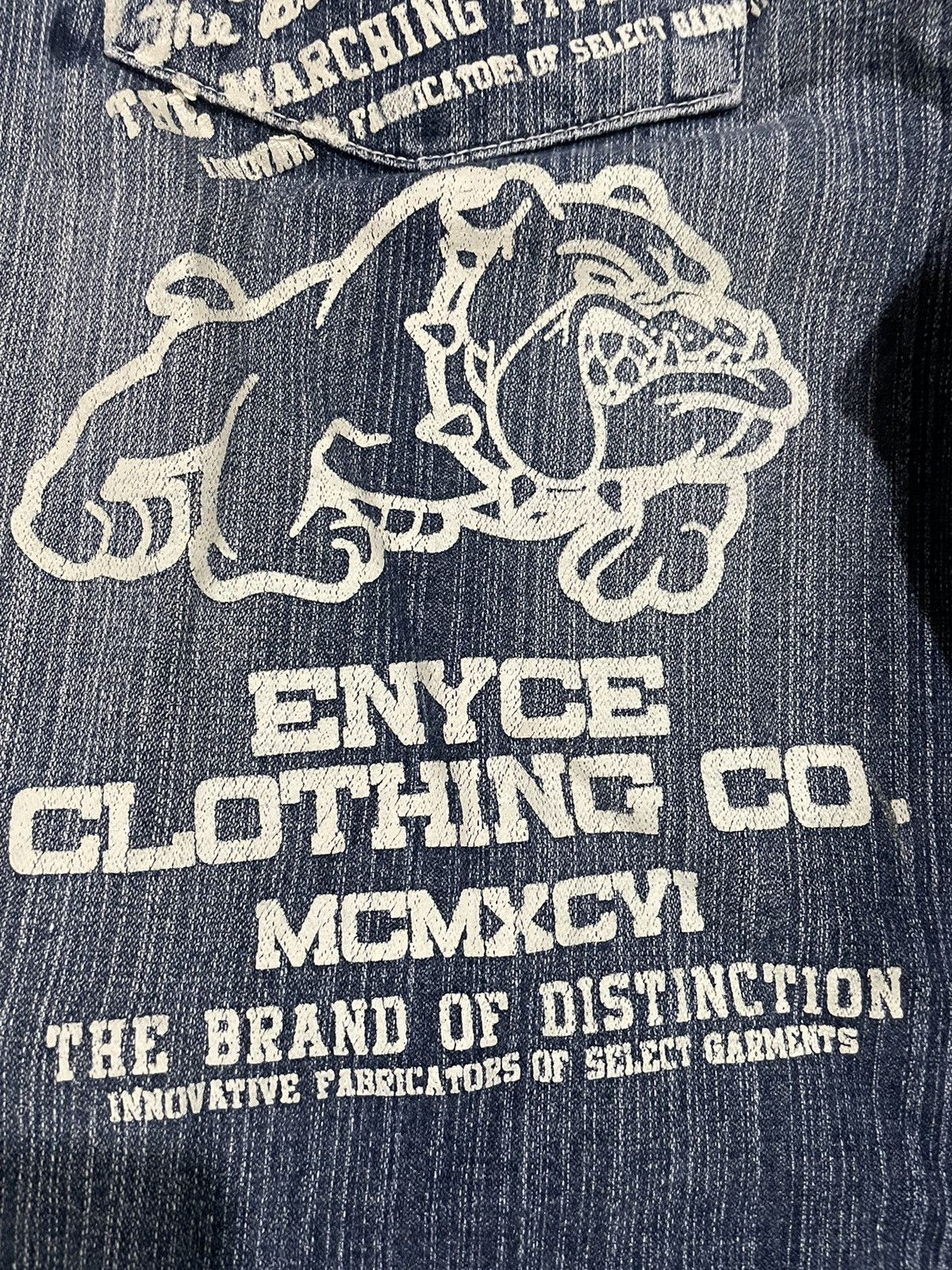 Enyce Vintage 90s Enyce Marching 500 Hip Hop Denim Jeans Size US 32 / EU 48 - 12 Thumbnail
