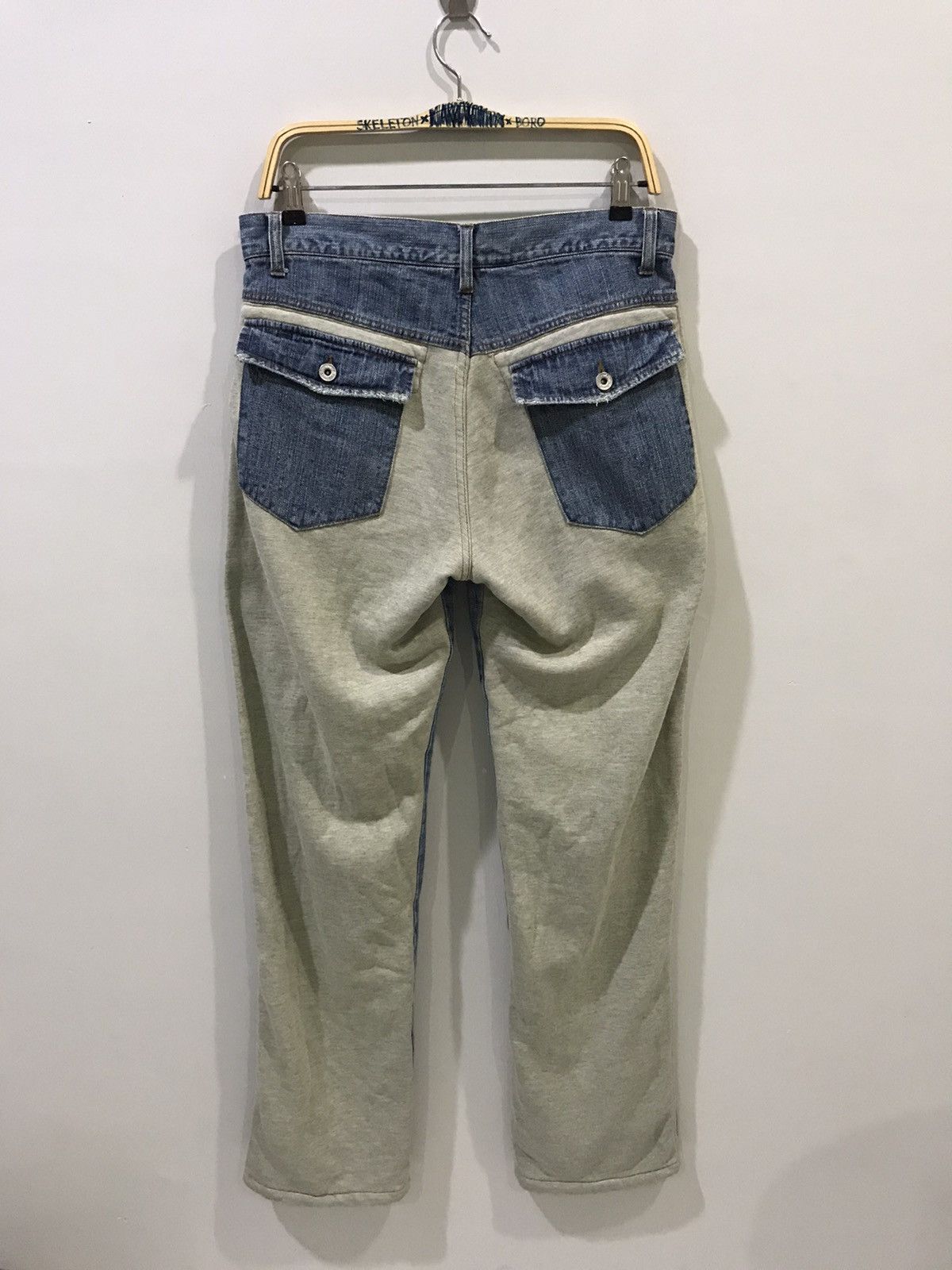 Designer × Japanese Brand Gumu International Japan Distressd Hybrid Paint Fades Denim Size US 32 / EU 48 - 9 Thumbnail