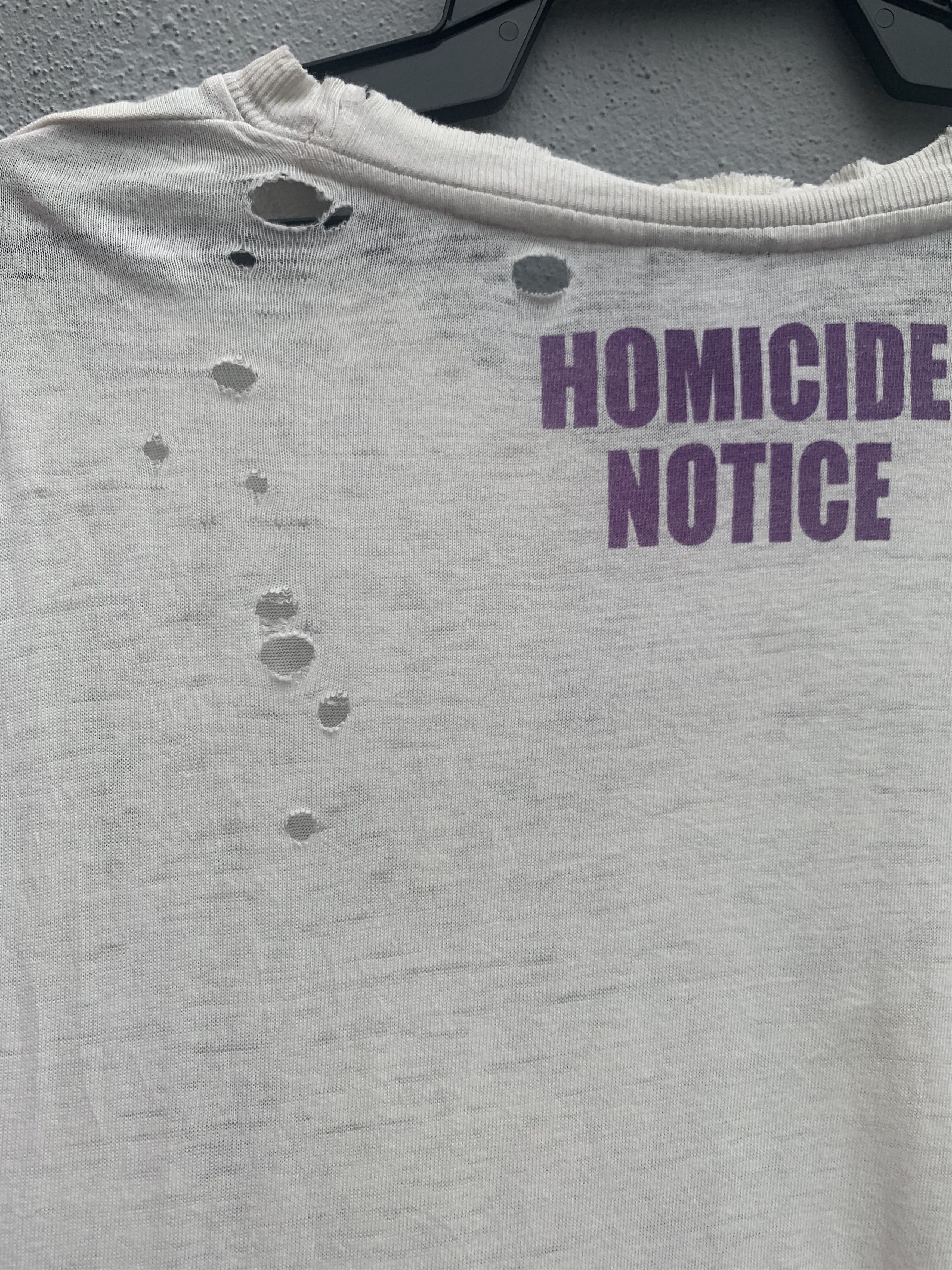 Japanese Brand Vintage Homicide Notice Tee Size US L / EU 52-54 / 3 - 4 Thumbnail