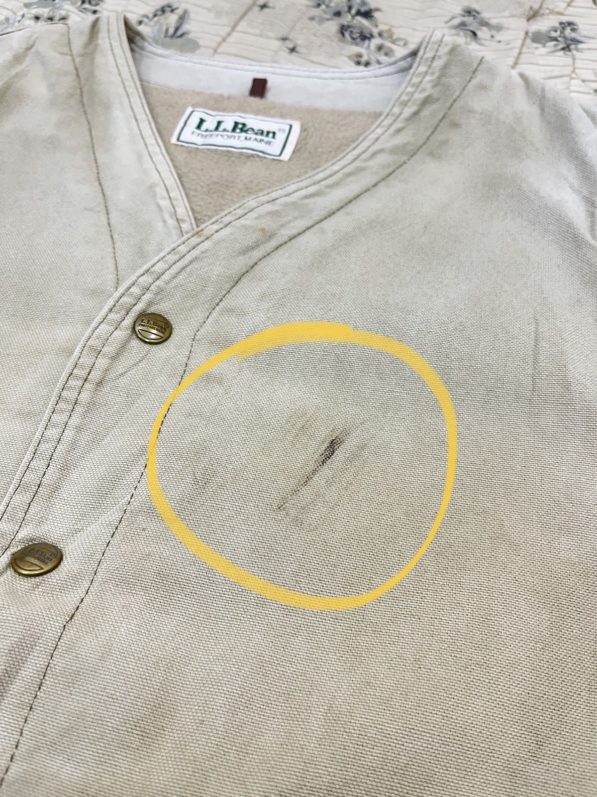L.L. Bean × Vintage (Yy). VINTAGE LL BEAN DISTRESSED VEST Size US M / EU 48-50 / 2 - 10 Thumbnail