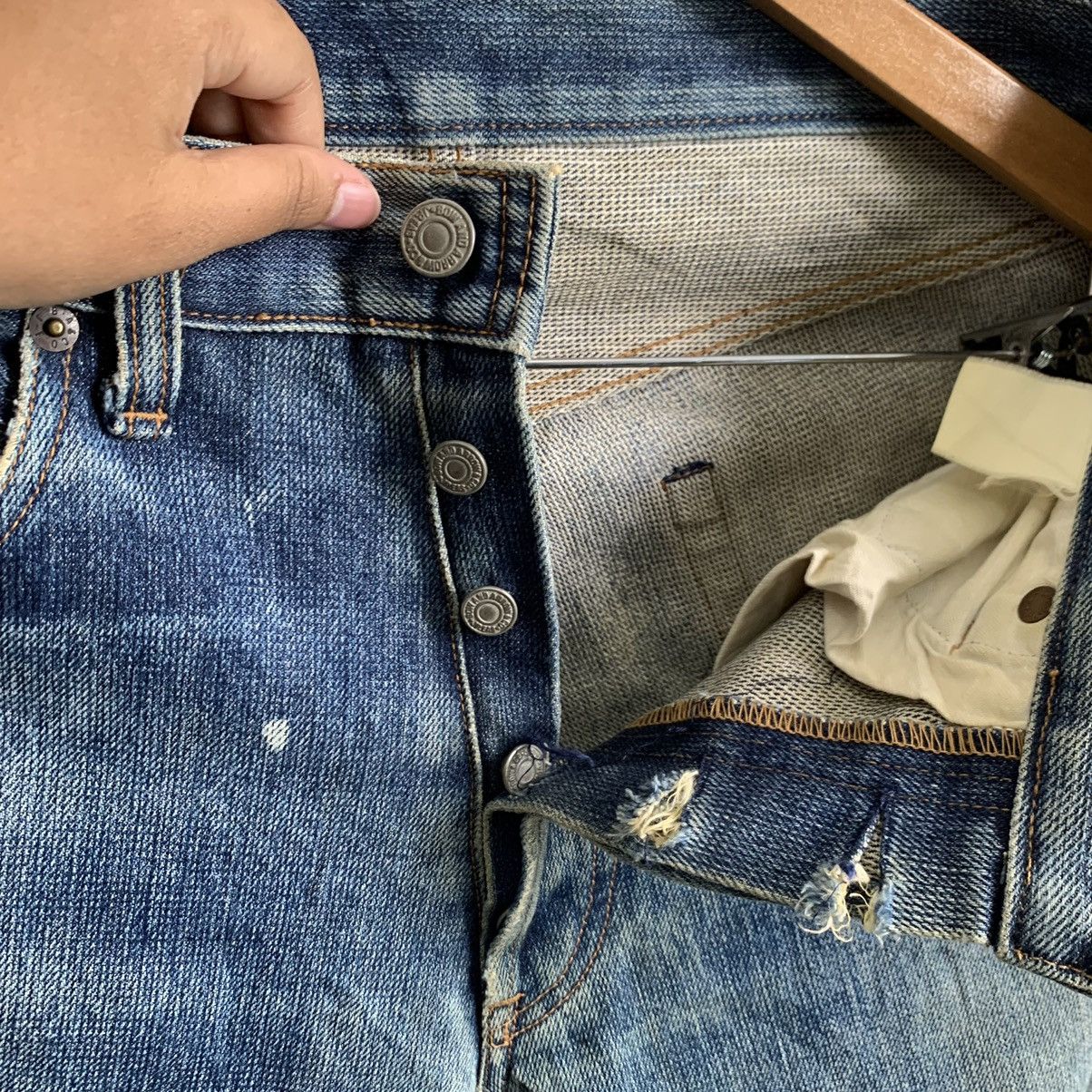 Kapital Bow and Arrow Selvedge Distressed Jeans Denim Size US 31 - 7 Thumbnail