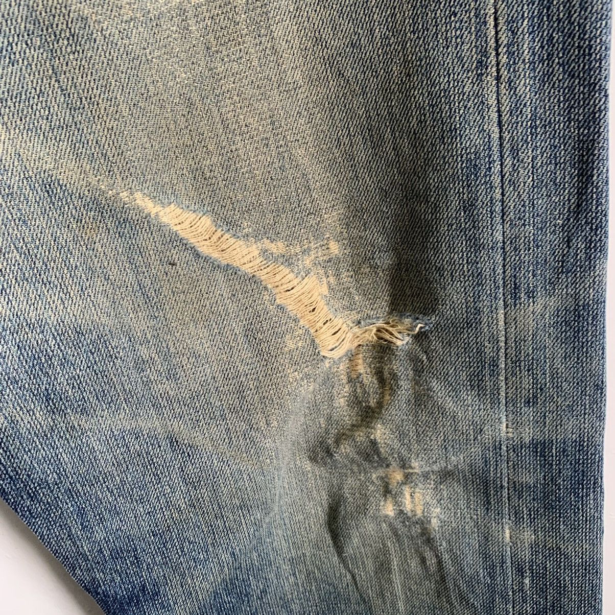 Kapital Bow and Arrow Selvedge Distressed Jeans Denim Size US 31 - 4 Thumbnail