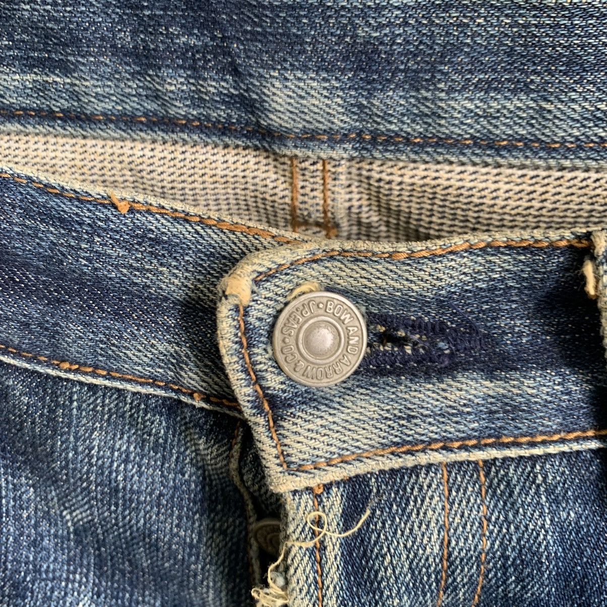 Kapital Bow and Arrow Selvedge Distressed Jeans Denim Size US 31 - 6 Thumbnail