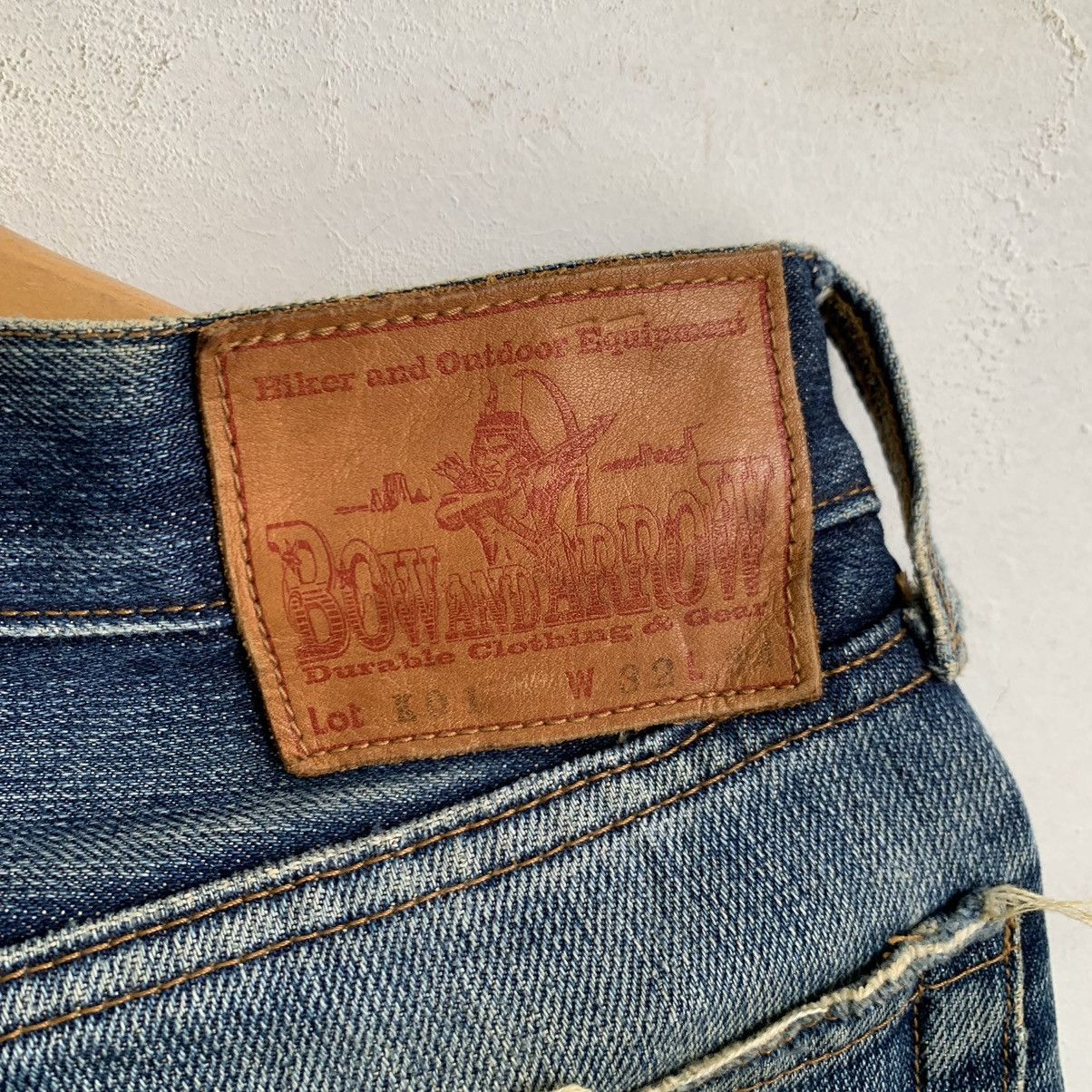 Kapital Bow and Arrow Selvedge Distressed Jeans Denim Size US 31 - 11 Thumbnail