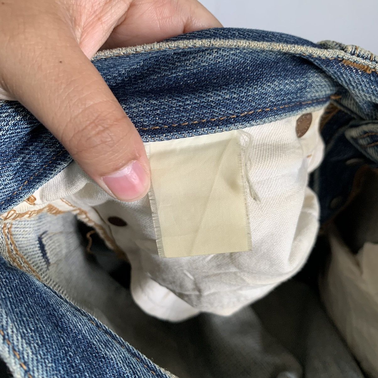 Kapital Bow and Arrow Selvedge Distressed Jeans Denim Size US 31 - 14 Thumbnail