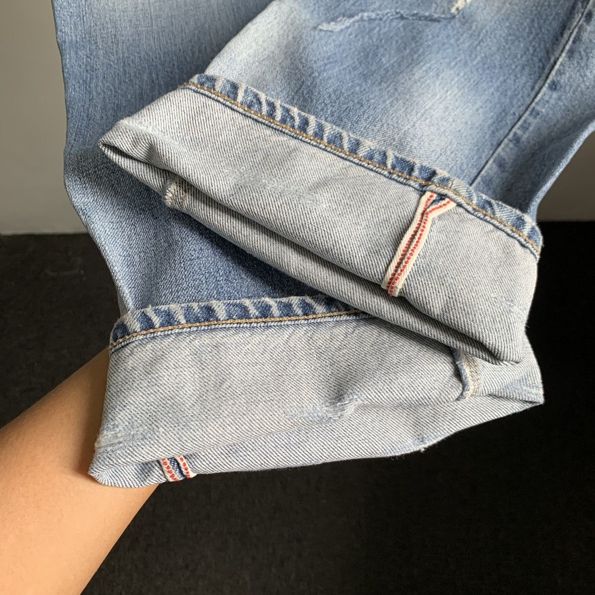 Hysteric Glamour Namitatsu Selvedge Distressed Jeans Denim Size US 31 - 10 Thumbnail