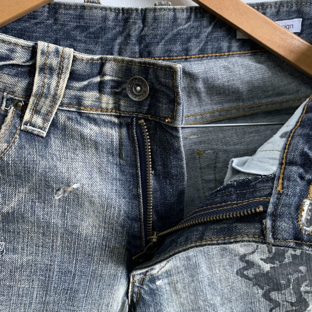 semanticdesign Semantic Design Flare Distressed Jeans Denim Mix8 Size US 32 / EU 48 - 9 Thumbnail