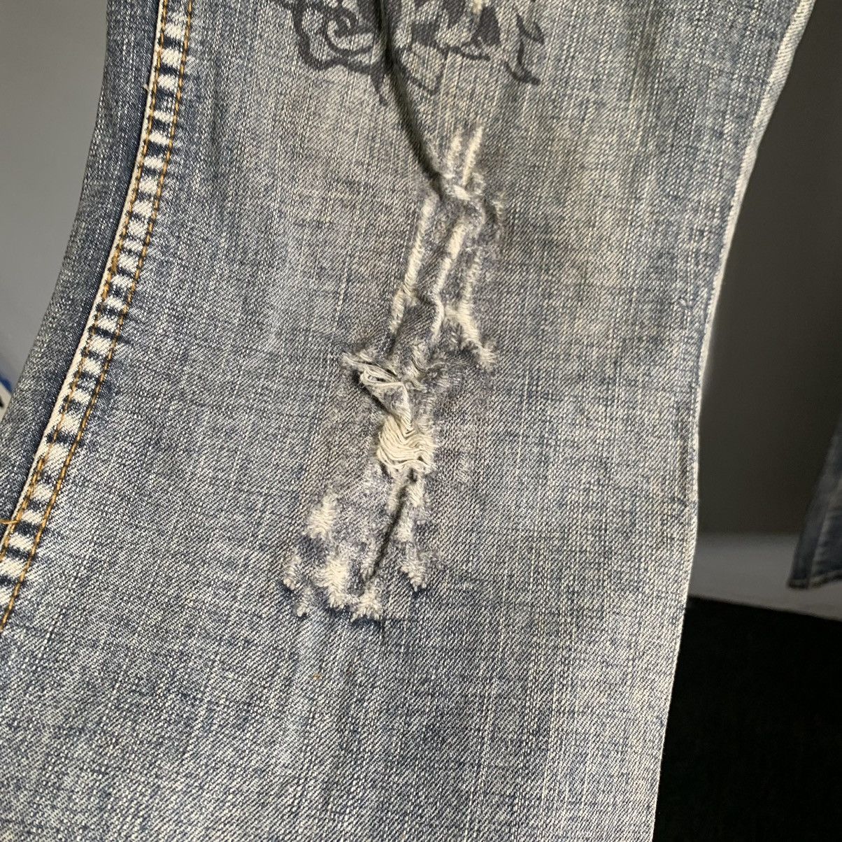 semanticdesign Semantic Design Flare Distressed Jeans Denim Mix8 Size US 32 / EU 48 - 5 Thumbnail