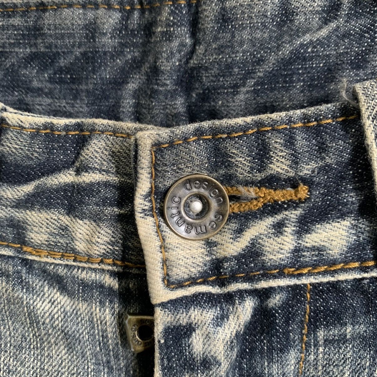 semanticdesign Semantic Design Flare Distressed Jeans Denim Mix8 Size US 32 / EU 48 - 7 Thumbnail