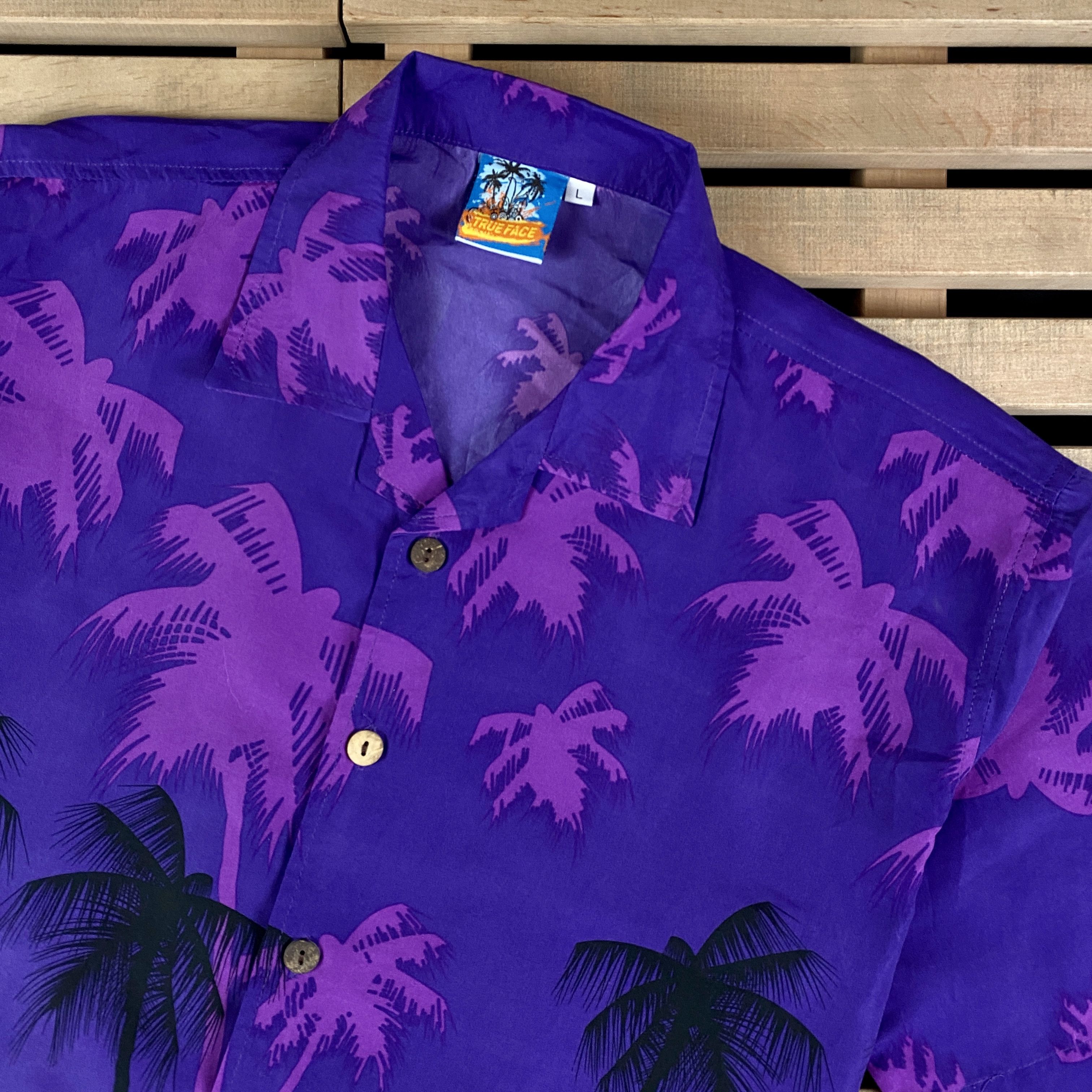 Vintage Mens Vintage Hawaiian Shirt Size L Crazy Size US L / EU 52-54 / 3 - 2 Thumbnail