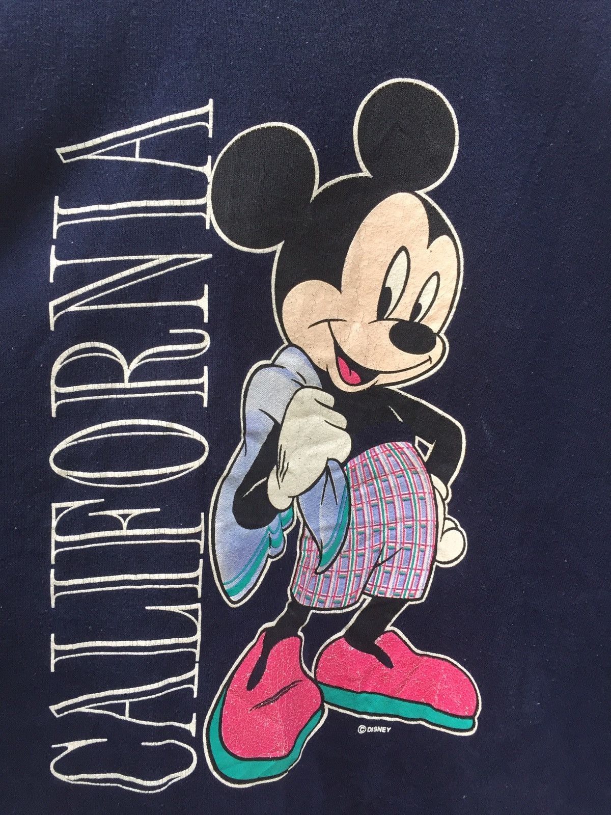 Disney × Velva Sheen × Vintage Vintage Mickey Mouse California crewneck pullover Size US L / EU 52-54 / 3 - 4 Thumbnail