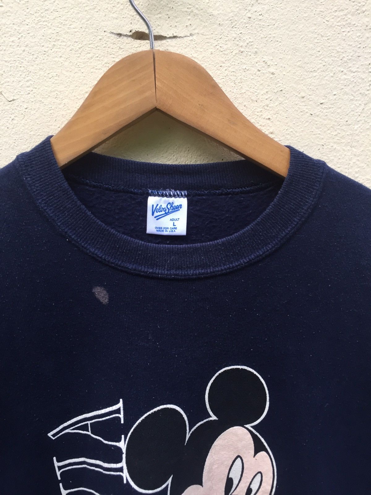 Disney × Velva Sheen × Vintage Vintage Mickey Mouse California crewneck pullover Size US L / EU 52-54 / 3 - 3 Thumbnail