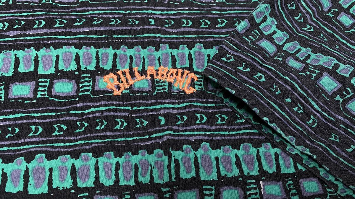 Billabong Vintage 80s Billabong Surf Stripe Streetwear Skatetees Size US XL / EU 56 / 4 - 4 Thumbnail