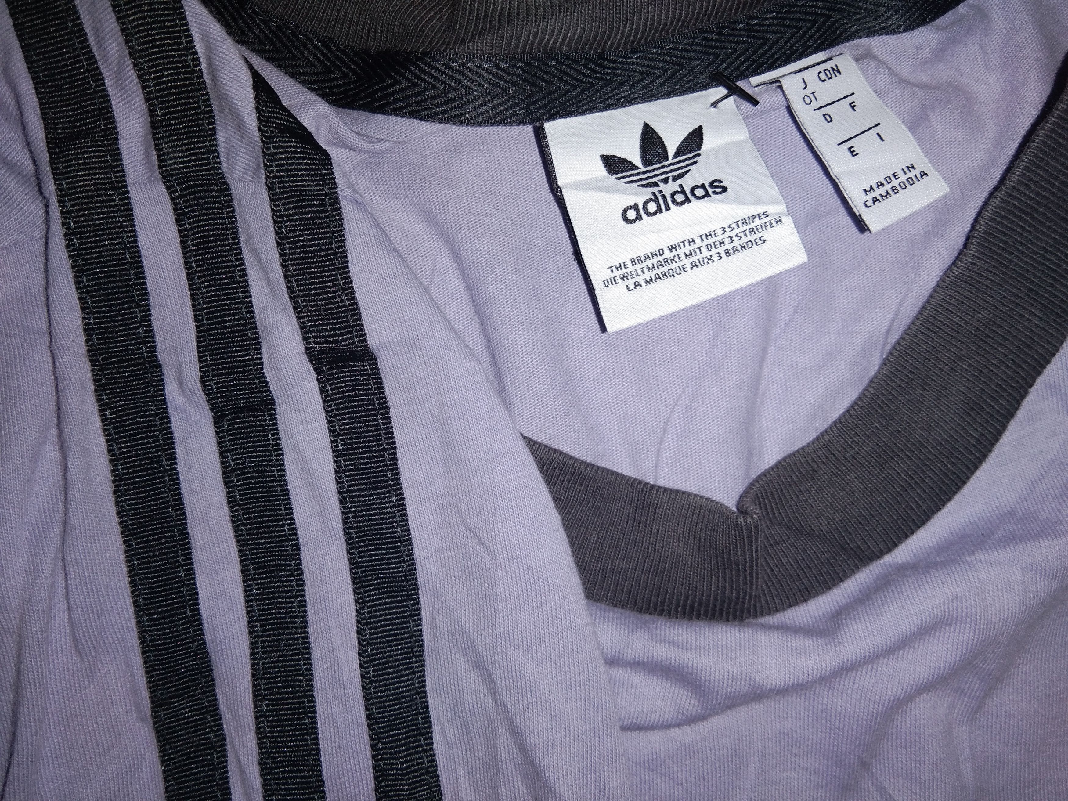 Adidas Adidas trefoil ringer embroidered flower floral tshirt women Size ONE SIZE - 5 Thumbnail