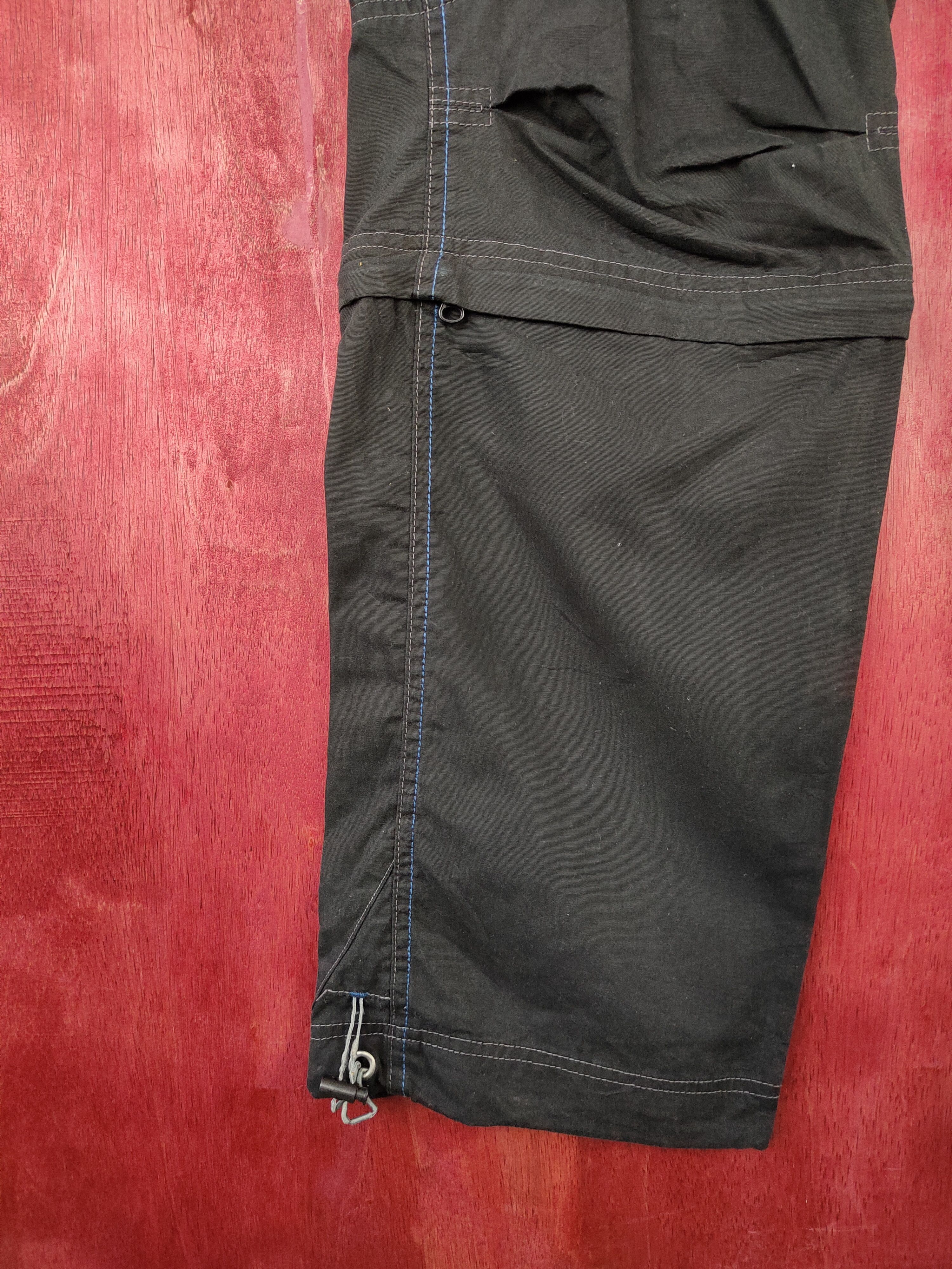 Japanese Brand × Vintage Japanese Brand Black Multi Pocket Tactical Cargo Pants #S498 Size US 35 - 4 Thumbnail