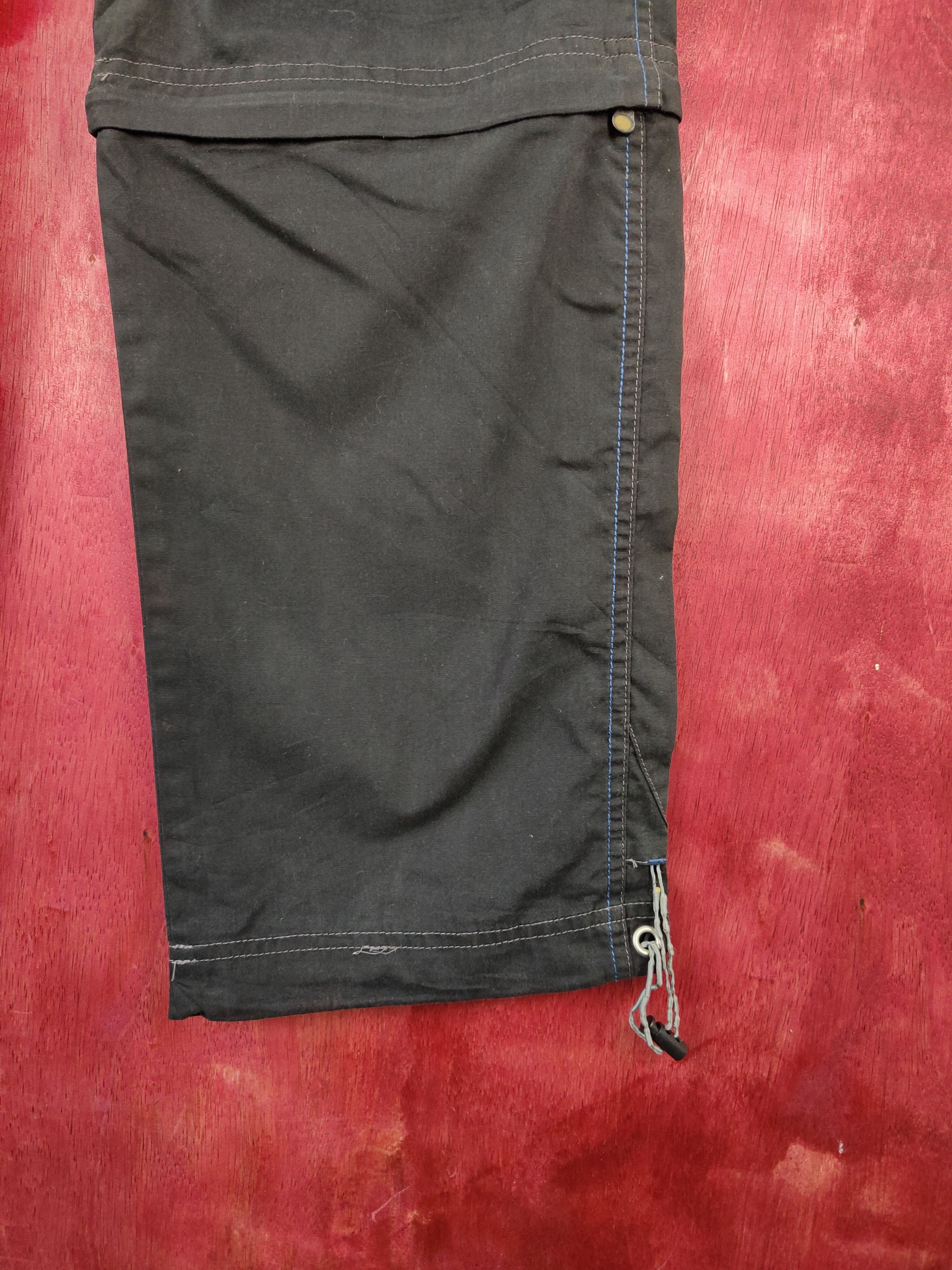 Japanese Brand × Vintage Japanese Brand Black Multi Pocket Tactical Cargo Pants #S498 Size US 35 - 6 Thumbnail