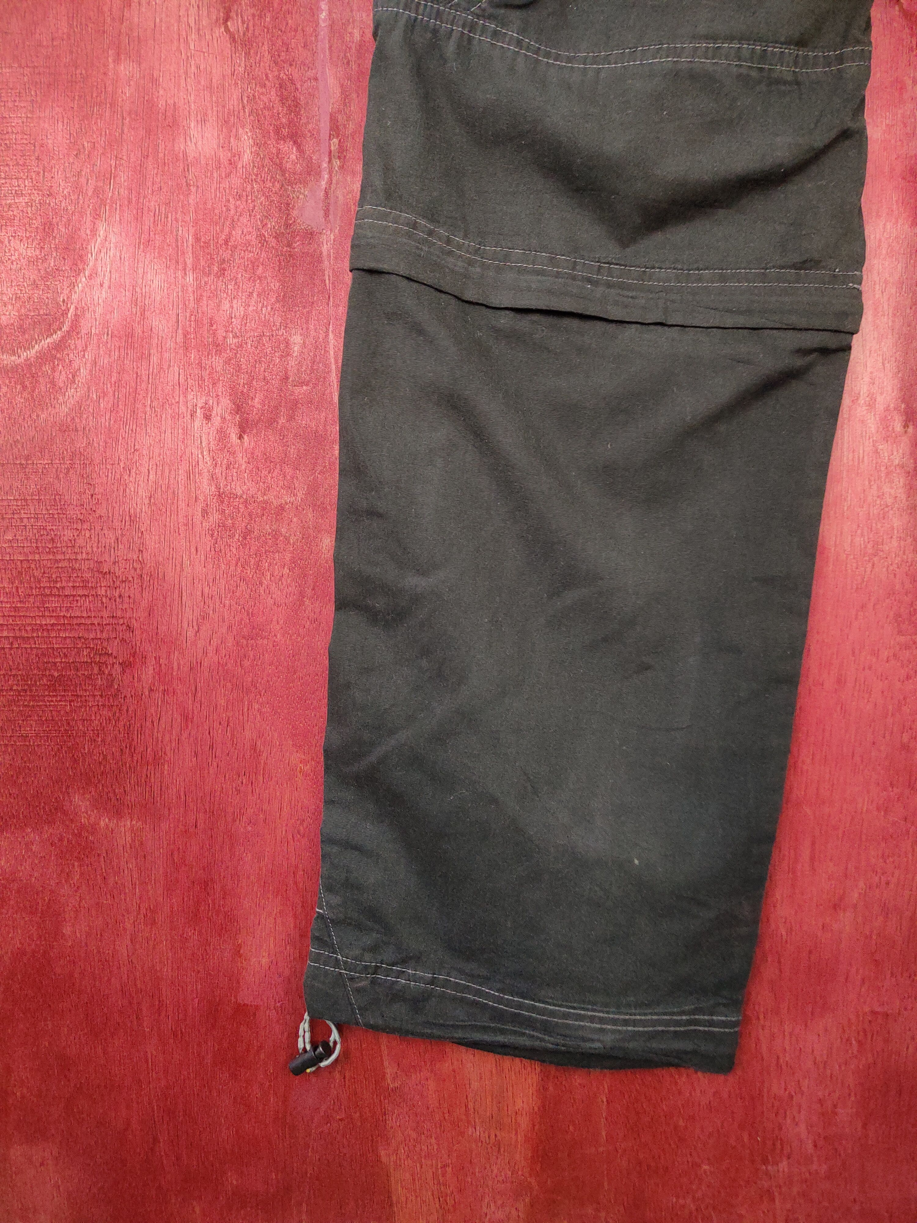 Japanese Brand × Vintage Japanese Brand Black Multi Pocket Tactical Cargo Pants #S498 Size US 35 - 9 Thumbnail