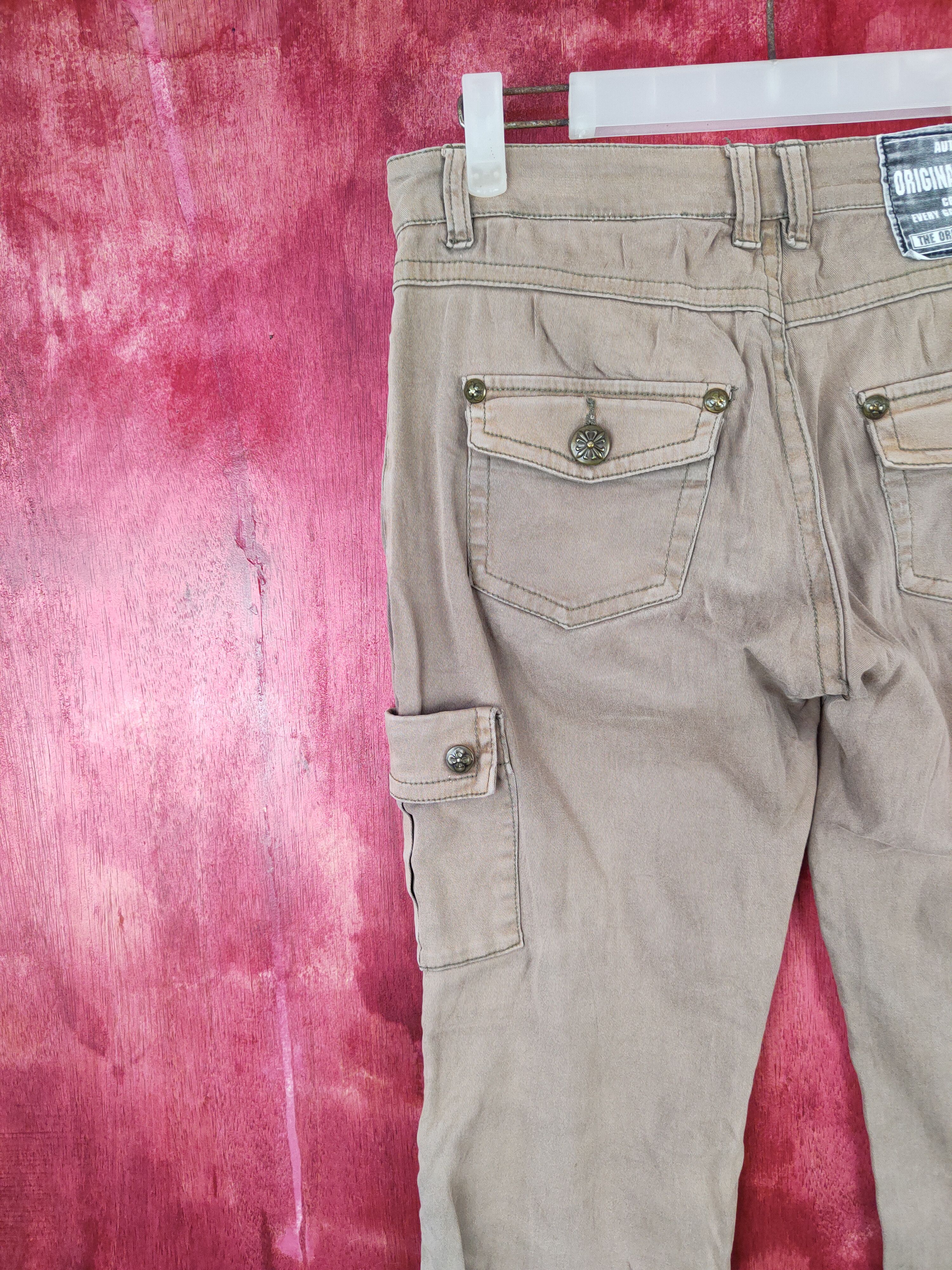 Japanese Brand × Vintage The Vintage Standard Faded Multi Pocket Cargo Pants #S494 Size 29" - 8 Thumbnail