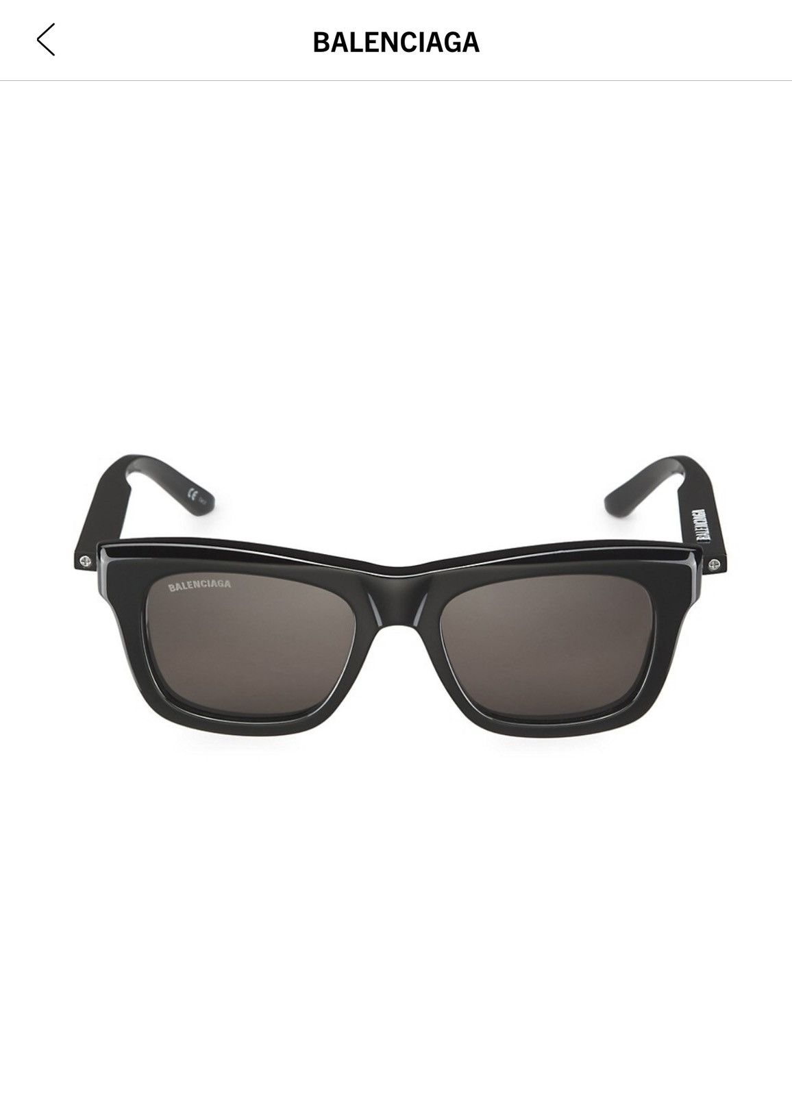 image of Balenciaga Shades in Black, Women's