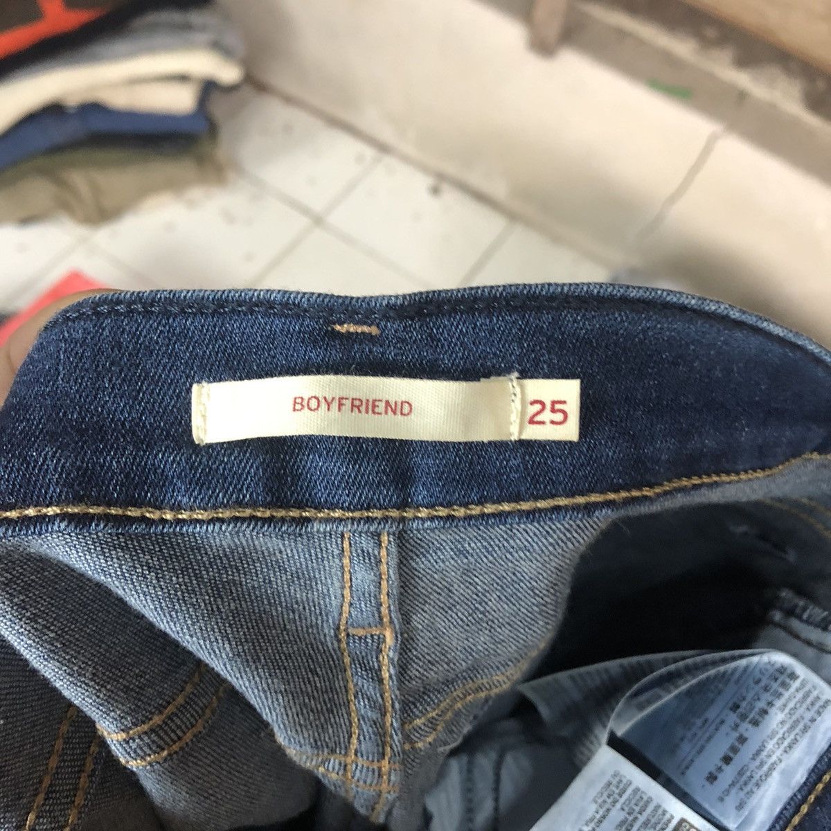 Levi's Levis Blue Denim Pants #4990 Size 25" / US 0 / IT 36 - 17 Thumbnail