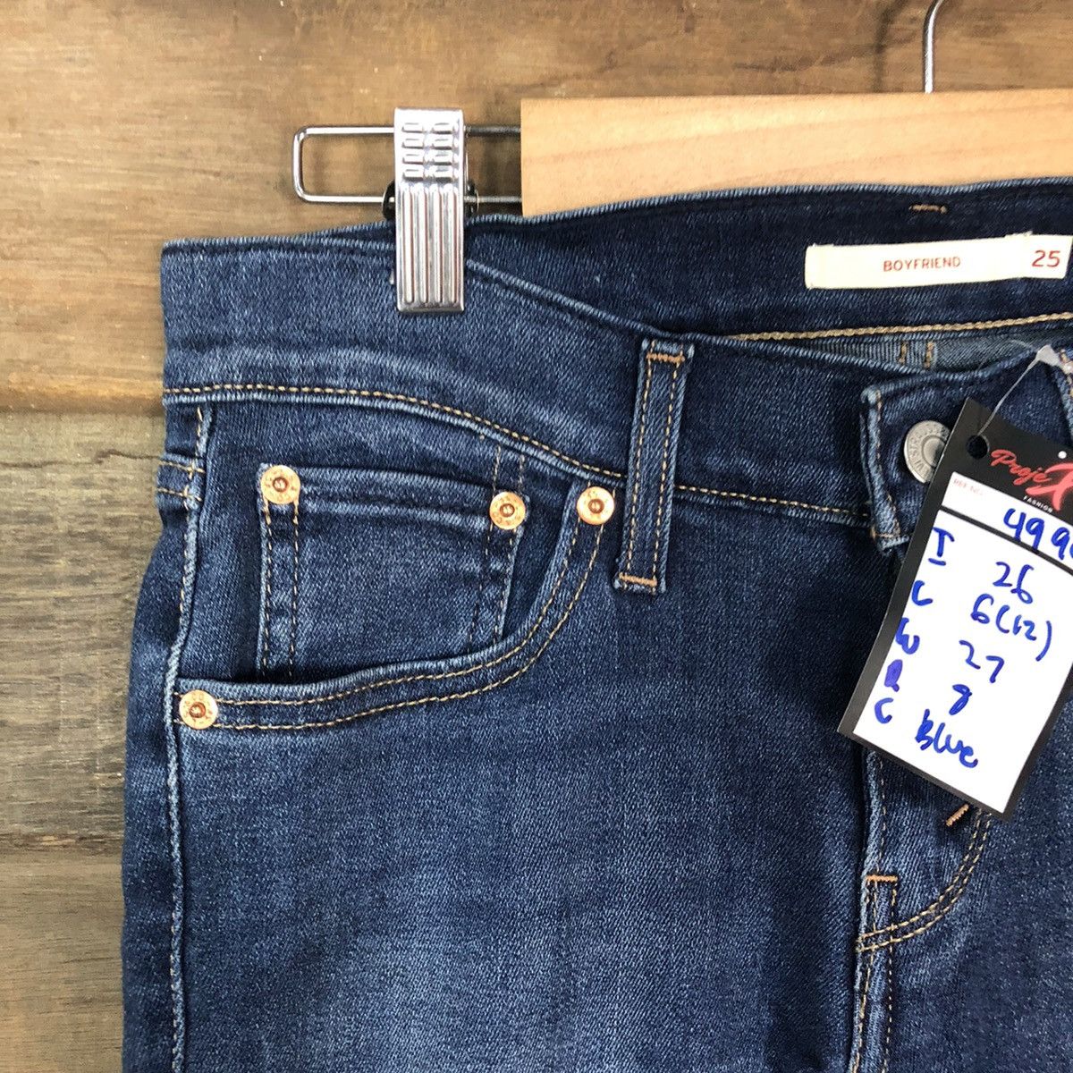 Levi's Levis Blue Denim Pants #4990 Size 25" / US 0 / IT 36 - 4 Thumbnail