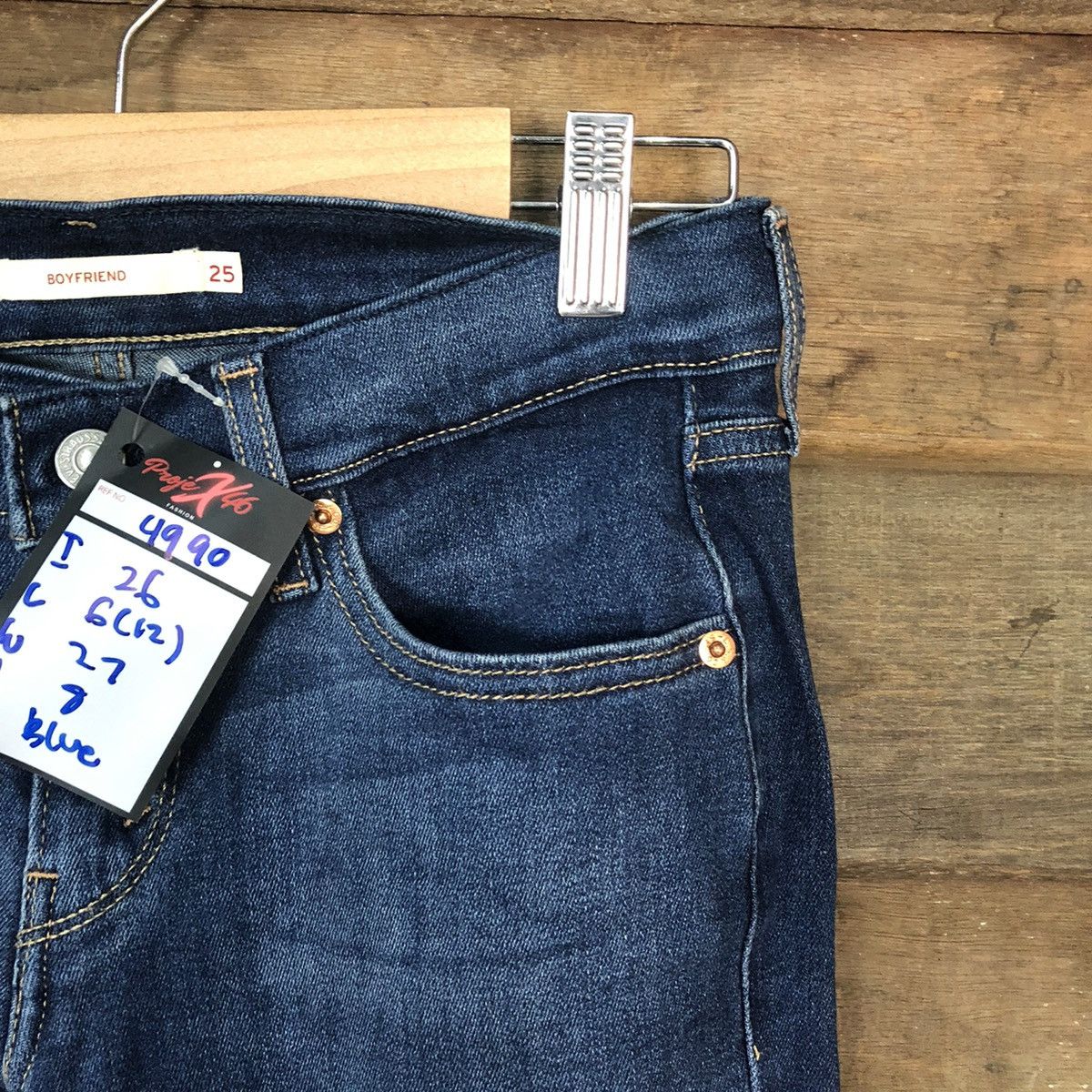 Levi's Levis Blue Denim Pants #4990 Size 25" / US 0 / IT 36 - 5 Thumbnail