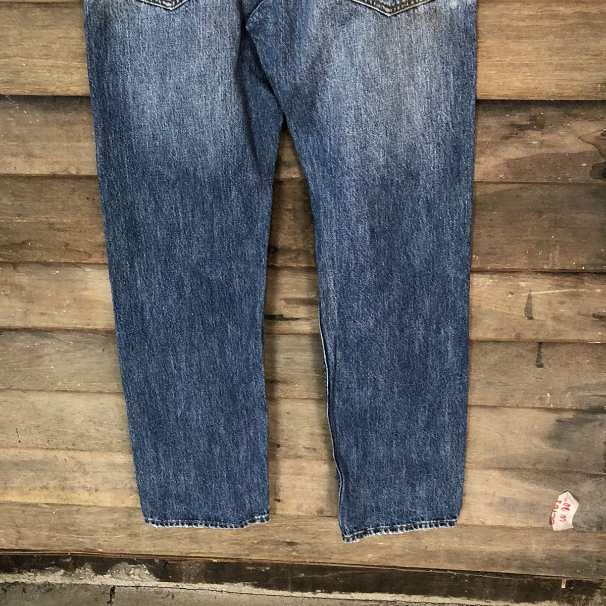 Tommy Jeans Tommy Blue Distressed patchwork Denim Pants #5127 Size 33" - 13 Thumbnail
