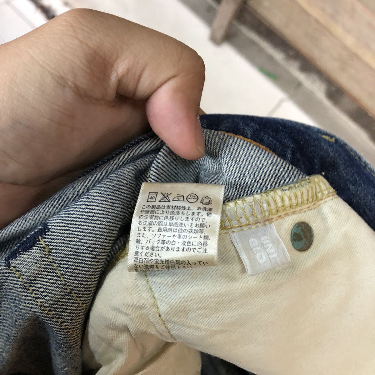 Edition Japan Uniqlo Japan faded Blue Distressed Denim Pants #5126 Size US 30 / EU 46 - 15 Thumbnail