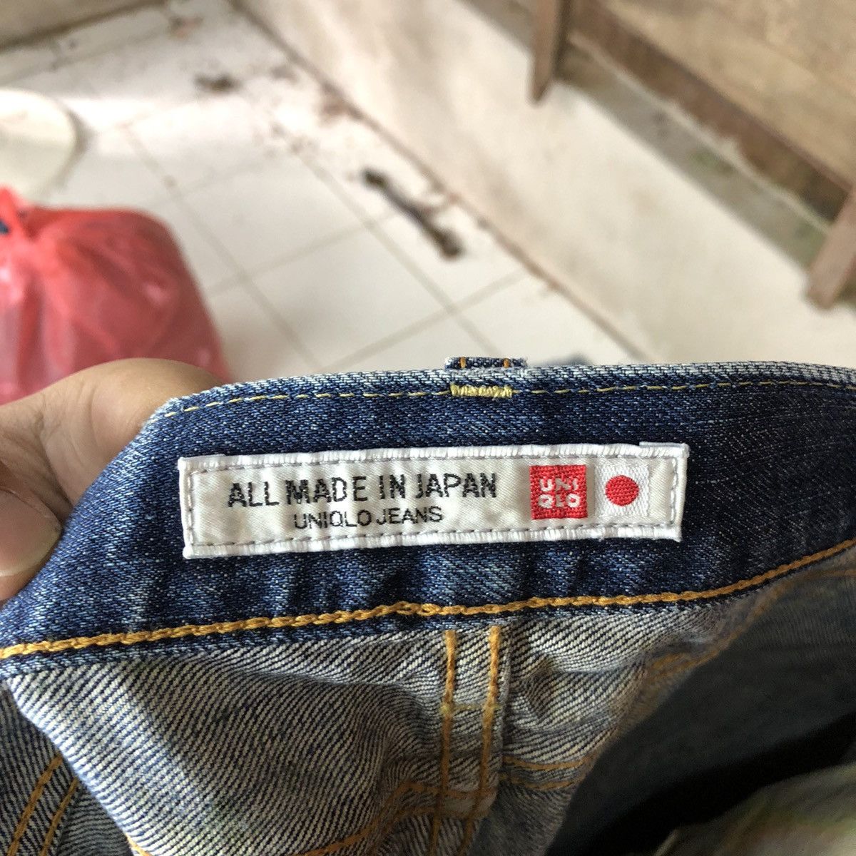 Edition Japan Uniqlo Japan faded Blue Distressed Denim Pants #5126 Size US 30 / EU 46 - 14 Thumbnail
