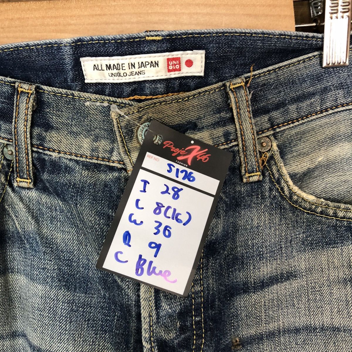 Edition Japan Uniqlo Japan faded Blue Distressed Denim Pants #5126 Size US 30 / EU 46 - 8 Thumbnail
