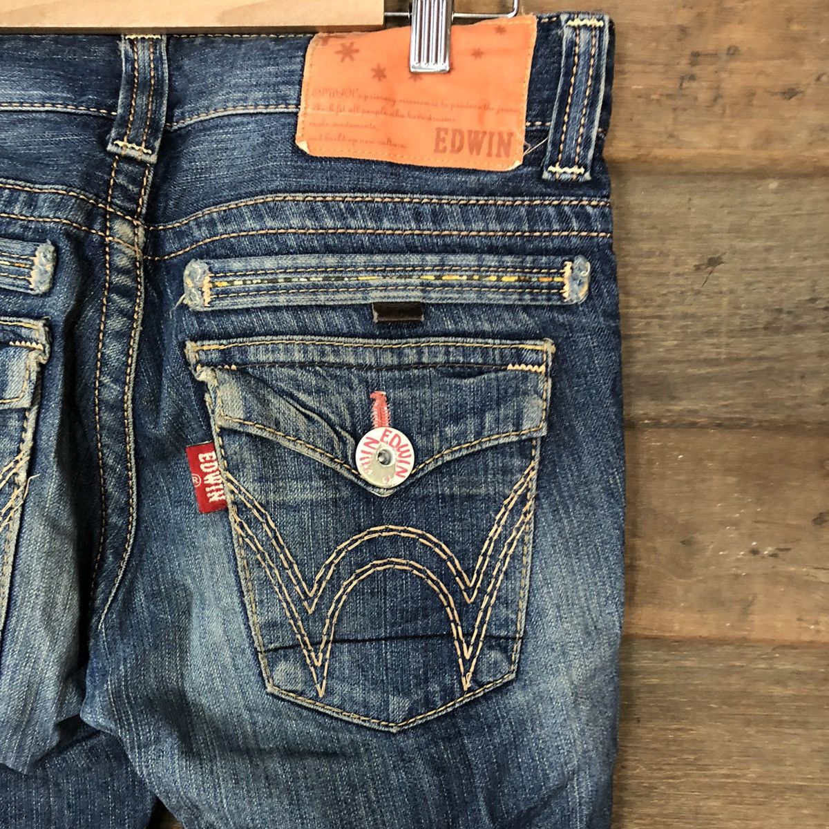 Edwin Edwin vintage Distressed Denim Pants #5136 Size 30" / US 8 / IT 44 - 14 Thumbnail