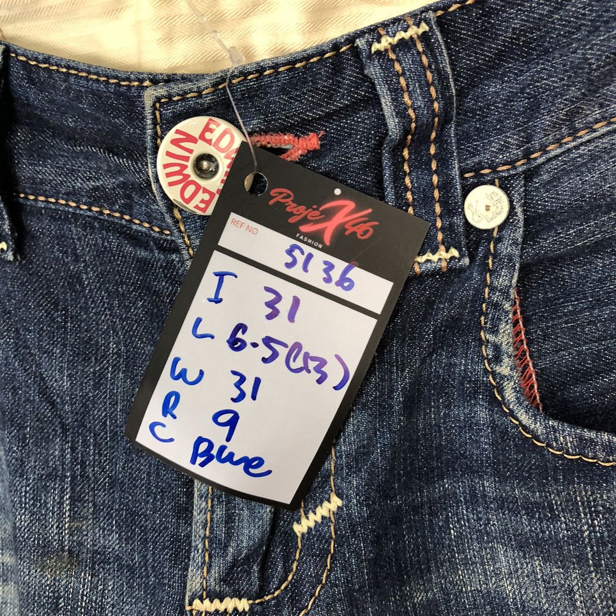 Edwin Edwin vintage Distressed Denim Pants #5136 Size 30" / US 8 / IT 44 - 9 Thumbnail