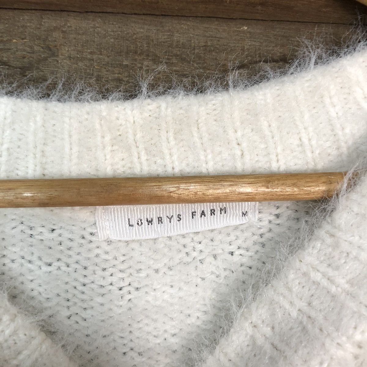 Homespun Knitwear × Japanese Brand × LOWRYS FARM Lowrys Farm Shag Shaggy Fur Mohair Knitwear #7021 Size M / US 6-8 / IT 42-44 - 8 Thumbnail