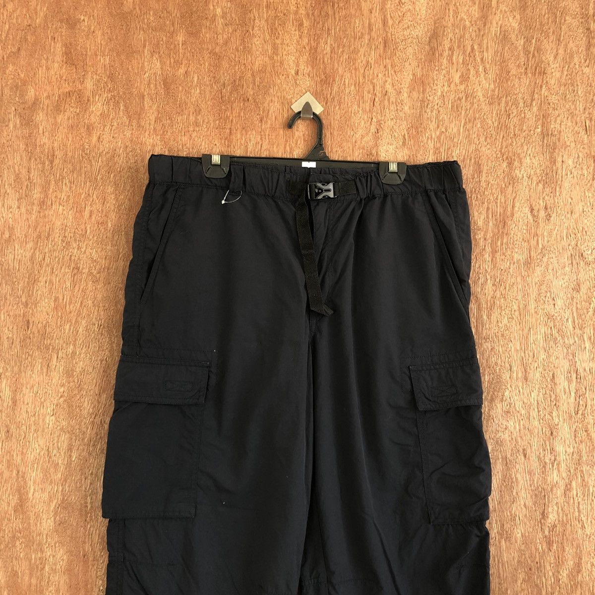 Japanese Brand DLL Uniqlo Black Multipocket Tactical Cargo Pants #c1129 Size US 32 / EU 48 - 2 Thumbnail
