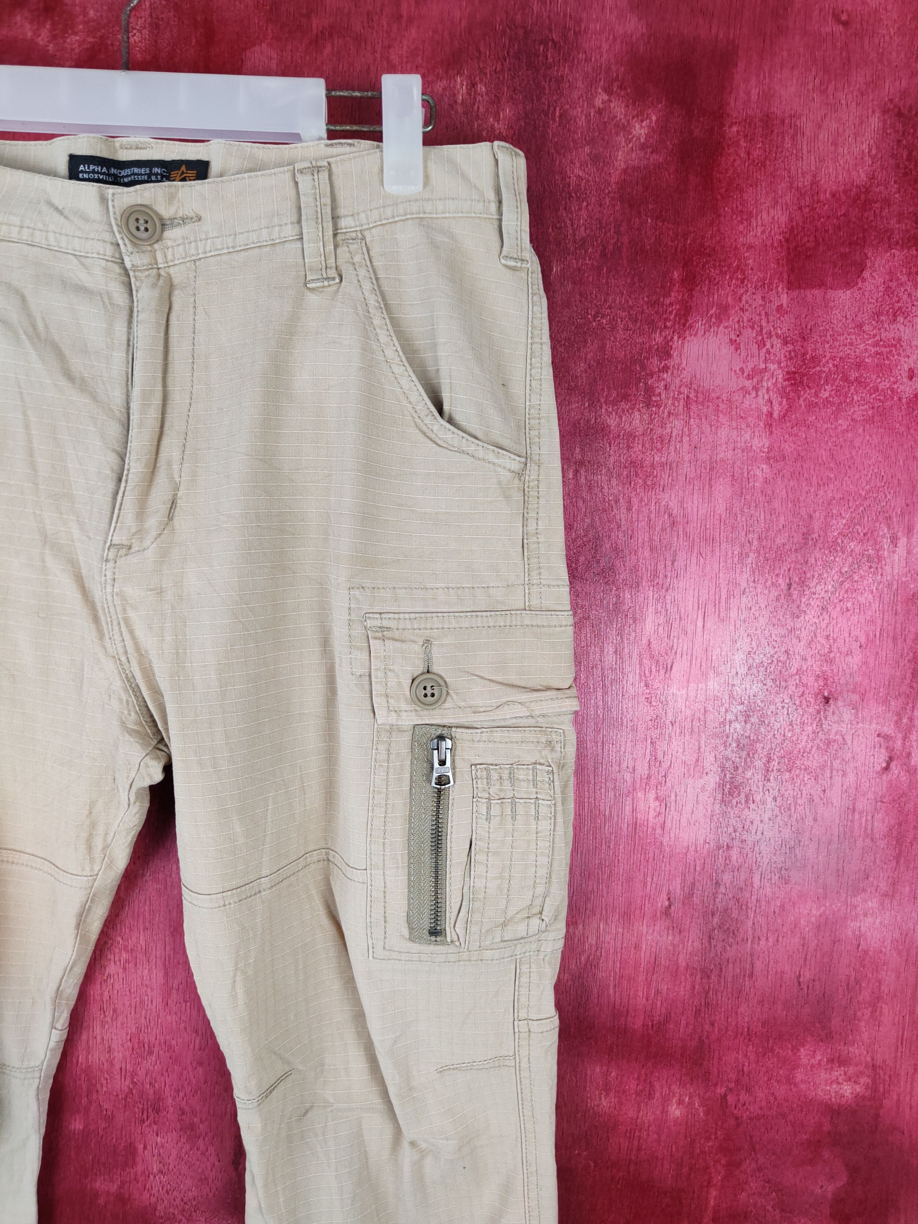 Alpha Industries Alpha Industries Inc. Brown Multi Pocket Cargo Pants #S487 Size US 32 / EU 48 - 5 Thumbnail