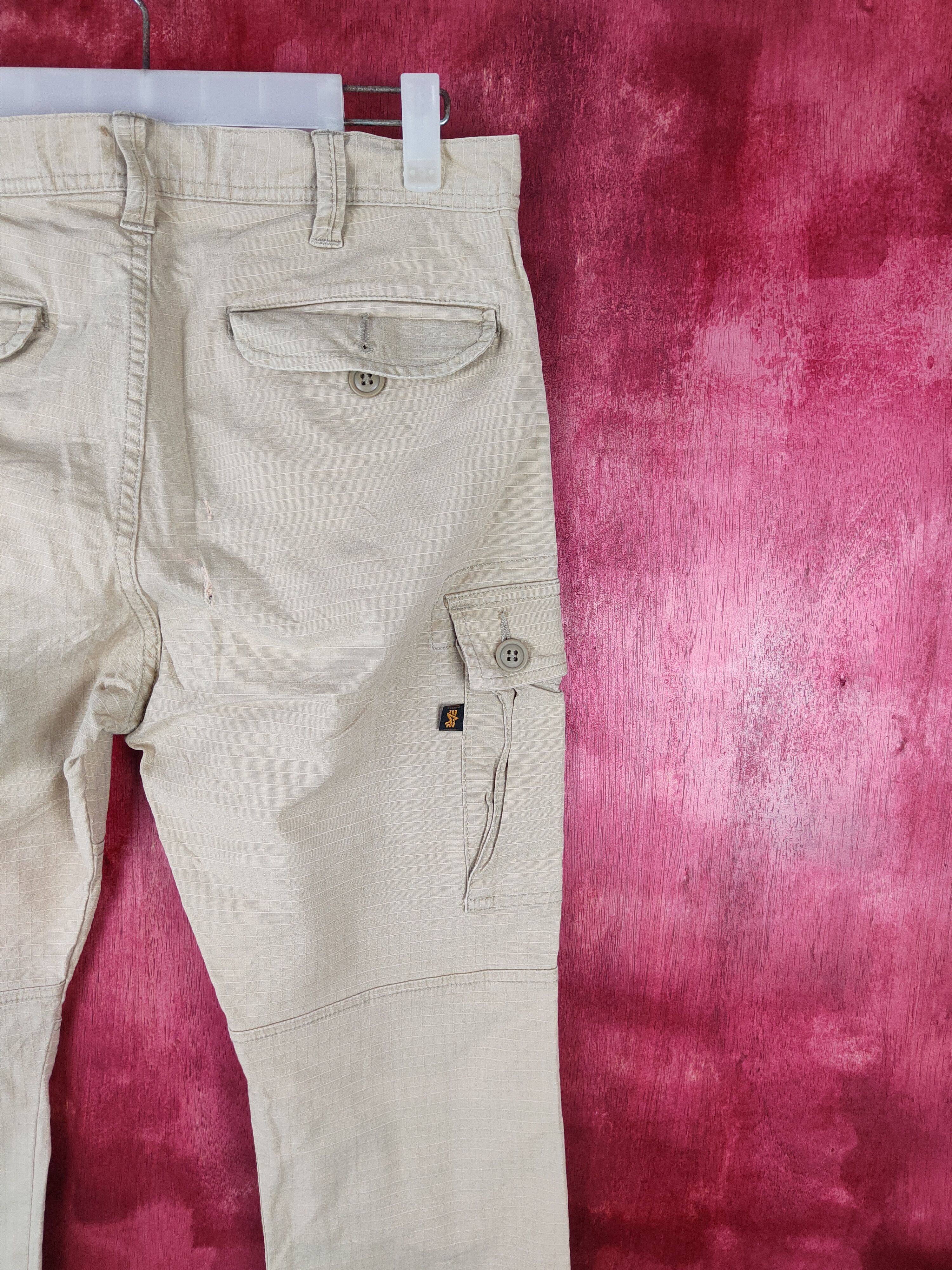 Alpha Industries Alpha Industries Inc. Brown Multi Pocket Cargo Pants #S487 Size US 32 / EU 48 - 10 Thumbnail