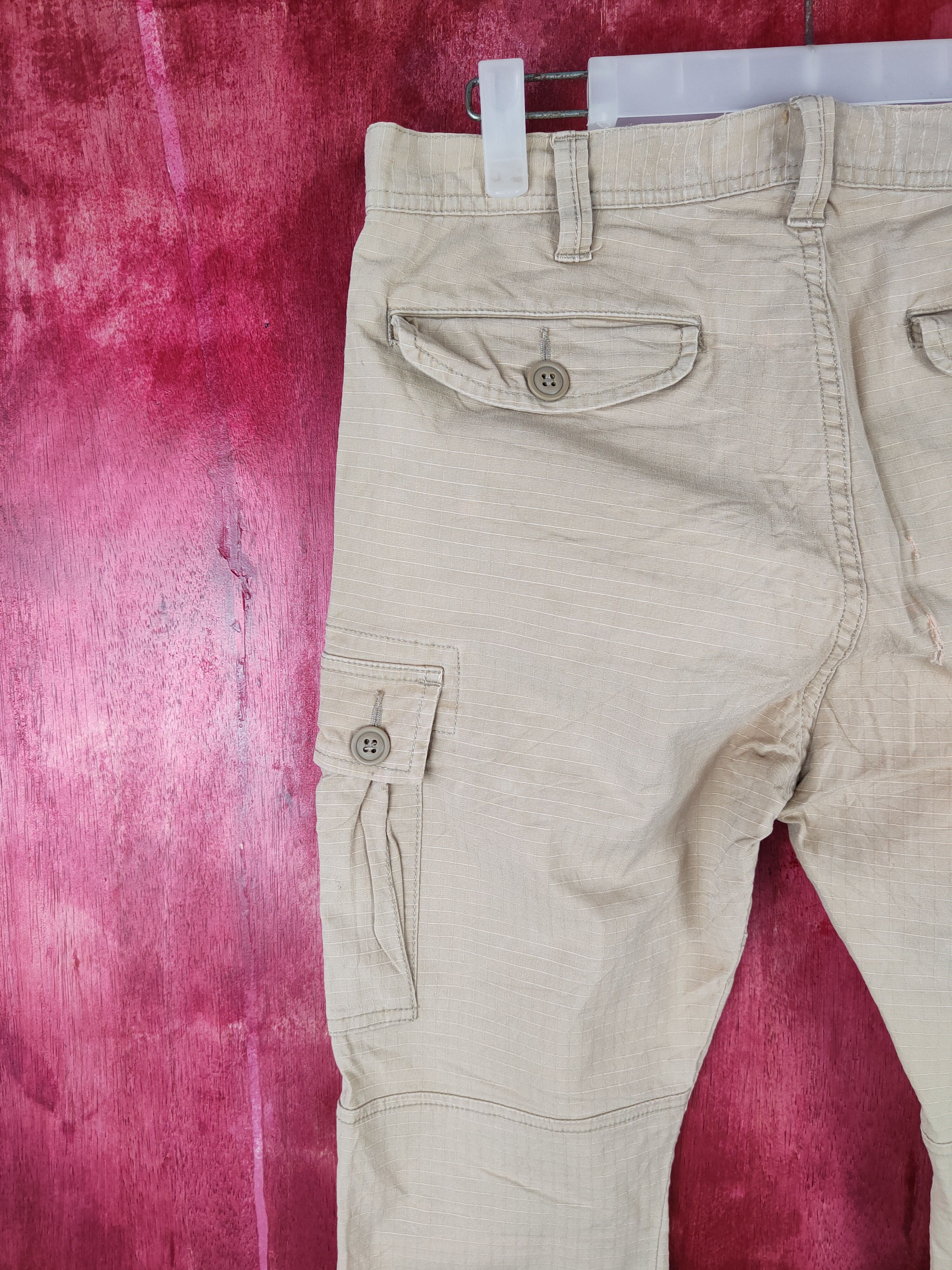 Alpha Industries Alpha Industries Inc. Brown Multi Pocket Cargo Pants #S487 Size US 32 / EU 48 - 7 Thumbnail